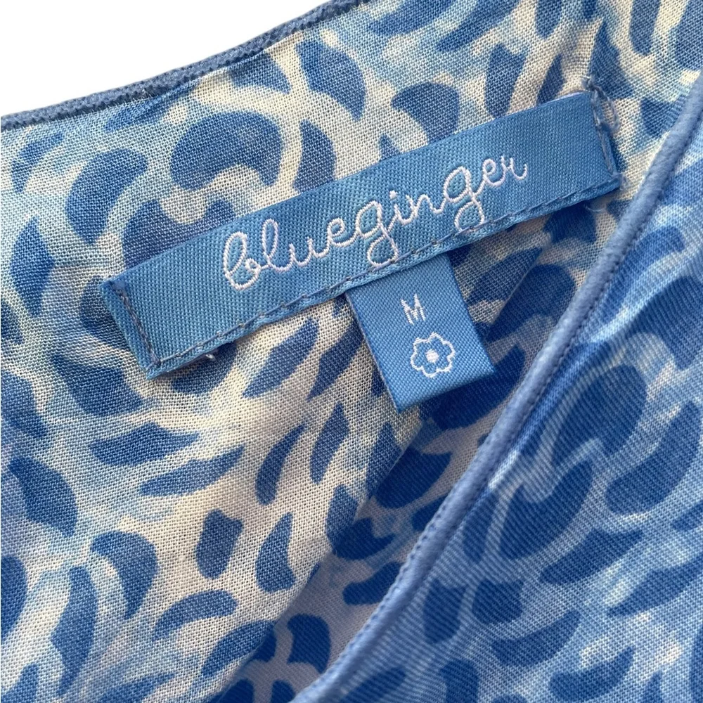 Blue Ginger Marina Lightweight Flowy Sleeveless Asymmetrical Top Tunic Size Med - Picture 6 of 11
